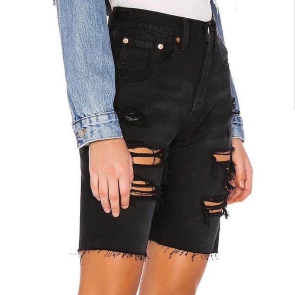 Levi’s 501 Long Slouch Shorts - Picture 6 of 7